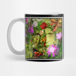 Surreal Garden Peeled Hannibal Portrait Floral Collage Mug